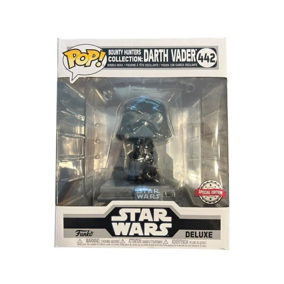 Funko Pop! Star Wars Deluxe Bounty Hunters Darth Vader‎ #442 (NEW / SEALED) - Picture 1 of 1